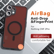 For Nothing CMF Phone 2 Pro Case Skin Feeling Matte PC Magnetic Wireless Charging Hard Phone Cover C