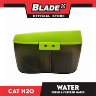 Cat H2o 2 Liters Water Fountain BPA Free with Filter and Dental Care