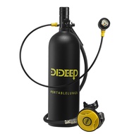 DIDEEP X5000 Pro 2L Scuba Diving Tank Vest Bag Adapter Mini Oxygen Cylinder Set Respirator Air Tank Diving Equipment