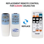 For Elmark Wall Ceiling Fan Remote Control for Elmark Brand 7F 2006 2006-2014ST UK 2 fan remote cont