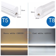 220V T5 T8 LED Integrated Ceiling Tube light Kitchen Lighting Bathroom Toilet Cove Ceiling Light Tube False Ceiling