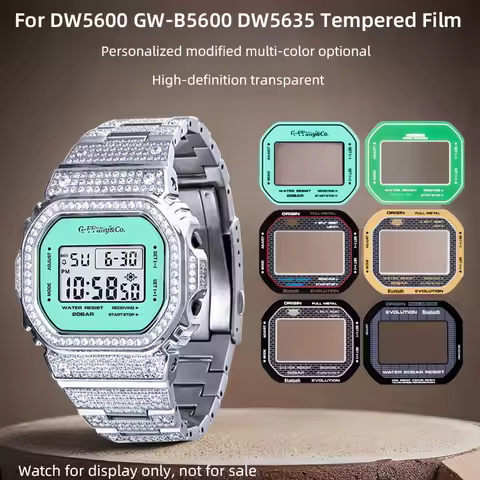 DW5600 Watch Mirror Protective Film For Casio Small Squar Tempered Film 3229 DW-5600 GW-B5600 DW-563