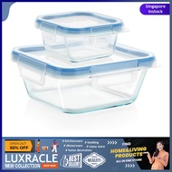 [sgstock] Snapware Total Solution Glass Food Storage Set, Clear, 4-Piece, 1109350 - [4-Piece] []