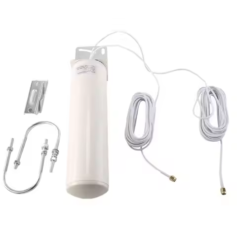 Wifi Antenna 4G LTE Antena SMA 12Dbi Omni Antenne Male 5M Dual Cable 2.4Ghz For B315 E8372 E3372 ZTE