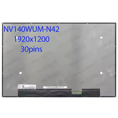 14.0" Laptop LCD Screen NV140WUM-N42 fit B140UAN03.0 N140JCA-EEK for Dell Inspiron 14 5425 P157G WUX