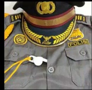 seragam polisi dines anak/seragam polisi sabrana anak/baju polisi tangan pendek anak