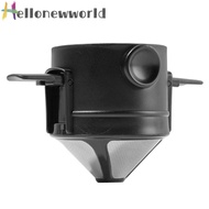 Hellonewworld Portable Reusable Coffee Dripper Coffee Filters Drip Tea Holder Mesh Baskets