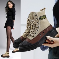 Platform Shoes Women Boots City Leisure Women Martin Boots High Tops Spring Autumn Goth Boots Sexy Slim Workwear Hiking Boots