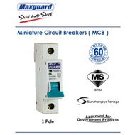 OFFER  ORIGINAL Maxguard 1 POLE 6KA TYPE C SP MCB 6A/ 10A/ 16A/ 20A/ 32A
