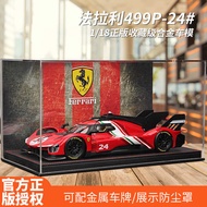 Bimei Gao 1: 18 Ferrari 499P Modificata Modificata Commemorative Edition Racing Model Alloy Car Limi