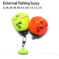 Recommended Item External Fishing Buoy Sycamore Wood Rock Fishing Float Anti-collision Fall Resistan