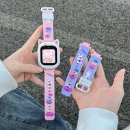 For Xiaomi Smart Kids Watch Strap Cute Cat Ear Protective Silicone Shell For Xiaomi Smart Kids Watch