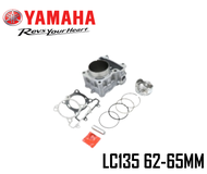( STD 54MM / 60MM / 62MM / 63MM / 65MM) LC135 RACING CYLINDER BLOCK BLOK SET ASSY PISTON PIN CLIP LC