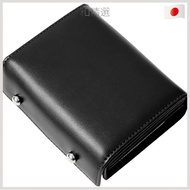 [Dom Teporna] Bifold Wallet Men's Wallet Leather Cowhide Large Capacity L-Zipper Small Wallet Mini Wallet Compact Women's (black)