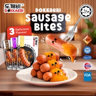 Dokkaebi Sosej Honey Mustard Black Pepper Tomyam 3 Pack HALAL Chicken Sausage Ready-To-Eat Snack