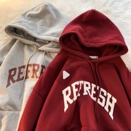S - XXXXXXL (6XL) Korean Harajuku Hoodie REFRESH Bigsize XL 2XL 3XL 4XL 5XL 6XL Premium Fleece Hoodi