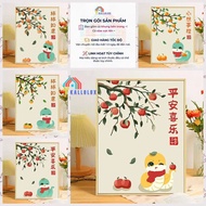 KLX--60*80cm/40*50cm Large size coloring by number painting set by number paint by number