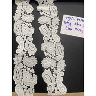 2 Meters of 7cm white Coarse lace to decorate dresses and dresses