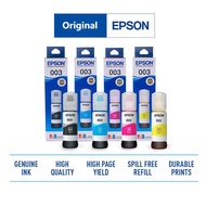 หมึกเติมของแท้(มีกล่องอย) Epson รุ่น 003 /T00V สีดำ/สีฟ้า/สีชมพู/สีเหลือง Epson L1110 /L1210 /L1216