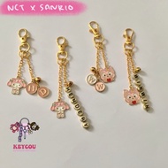 [+] NCT X Sanrio Keychain - Hendery, Haechan, Mark