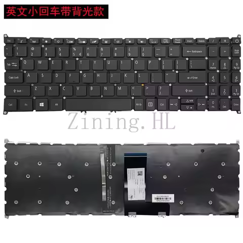 For Acer A515-52G, A515-53, A515-54, A615-51, SF315-54G, N19P4, N19C1 keyboard with backlight F3 and