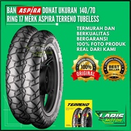 Aspira Terreno 140/70 Motorcycle Tire Ring 17 Tubeless Original Aspira Donut Tire - Strong & Durable