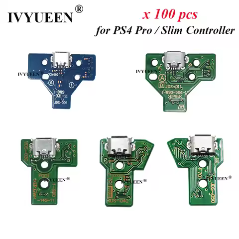 100 Pcs for Sony Dualshock 4 PS4 DS4 Pro Slim Controller JDS JDM 055 050 040 030 011 USB Charging Po