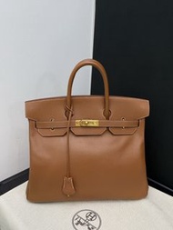 Hermes Birkin HAC 32金棕金扣