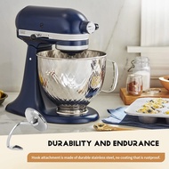 Stainless Steel Dough Hook Attachment for 4.5-5 Quart Tilt Head Stand Mixer Replacement Parts Bread 