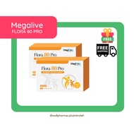 MEGALIVE FLORA 80 PRO (PROBIOTIC) (2x30's) FOC EXTRA GIFT 🎁