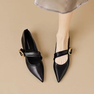 mary jane heels mary jane shoes French Retro Mary Jane Flats - Women's Soft Sole Shoes for Summer Ev