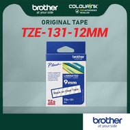 Brother Original TZe-131 12mm Black on Clear Laminated Tape (PT-H110 D450 D600)