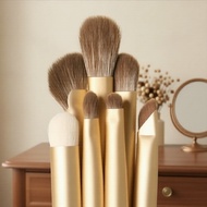 7-Piece Soft Eye & Nose Contour Brush Set - Precision Detail Cosmetic Makeup Tools Set Berus Bayang 