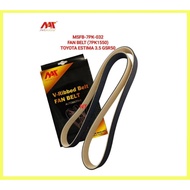 MEAUSU FAN BELT MSFB-7PK-032 7PK1550 Model: TOYOTA ESTIMA 3.5 GSR50