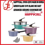 HappyCall 3900-2293 | 3900-2006-1B Made in Korea Arbor Blanc 5-Pc Blanc Die Cast Advanced Ceramic Co