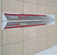 Stiker list body Fortuner vrz 2016-2020 / stiker fortuner trd sportivo fortuner vrz / sticker trd fo