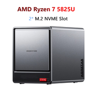 AOOSTAR AMD R7 5825U Mini PC with 4 Bay Nas WTR PRO Support 2.5/3.5 "HDD * 4 NVME SSD