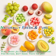 [KOREA] Peeling Gummies 5 Flavors mix : Shine Muscat, Mango, White Peach, Lychee, Melon