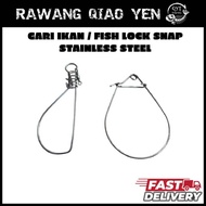 GARI IKAN /GARI SIAKAP /GARI IKAN HIDUP STAINLESS  STEEL