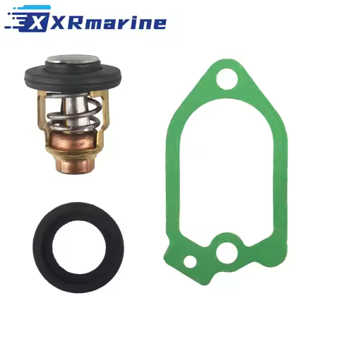 6E5-12411-30 Thermostat 6E5-12411-20 W/ Gasket 61A-12414-A0 for Yamaha 2 Stroke 3-250 HP V6 Outboard