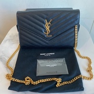 Ysl 黑金信封包woc