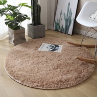 Shaggy Plush Carpets Round Area Rug Bedroom Soft For Living Room Bedroom Decor Home Decoration