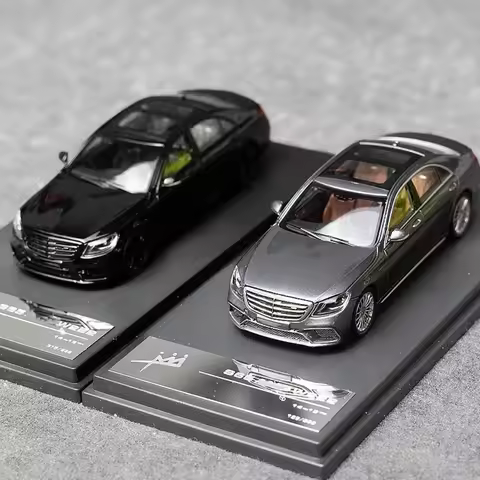 KING MODEL 1:64 S65 W222 Black Color Dieacast Model Car