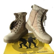 (Updated )Combat Swat Midsole Safety Boots Army Military Hiking Tactical Swat Boots Kasut Operasi