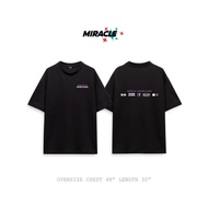 MIRACLE Case | Oversize T-Shirt Bust 48 "Cotton Heavy Premium Fabric Never alone Pattern-376