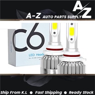 C6 Original Headlight COD LED H1 H3 H4 H7 H11 9005 9006 Fog Light Bulb Fog Lamp H7 2pcs