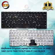 Original Laptop Keyboard for LATITUDE 14 5400 5401 5410 7400 7410 P100G P119G BLACK