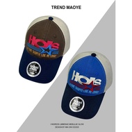 Korean Street Wear teket Color Matching Letter Five-pointed Star Baseball Cap Women Soft Top Pure Co