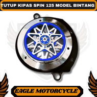 Tutup Kipas Spin 125 Cover Kipas Skywave Skydrive Hayate Set Spinner Motif Bintang Orange