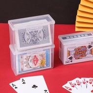 Playing Card Storage Box Transparent Plastic Box Ultraman Game Card ID Card Business Card Organizing